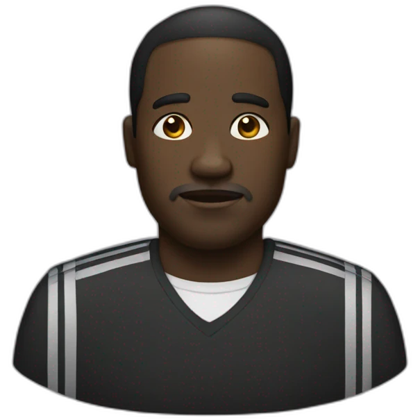 big black man symbol emoji