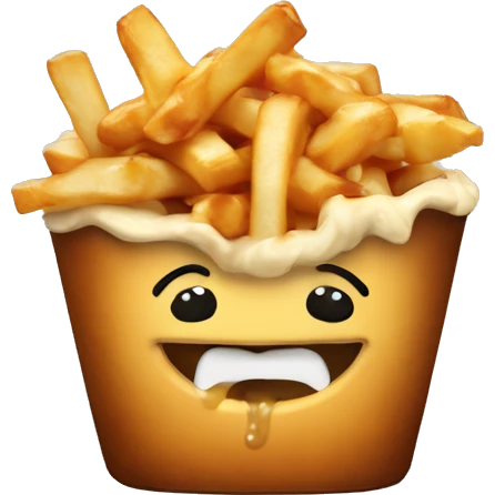Poutine qui mange poutine emoji