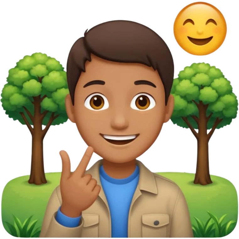 RELACIÓN DEL INDIVIDUO CON EL ENTORNO emoji