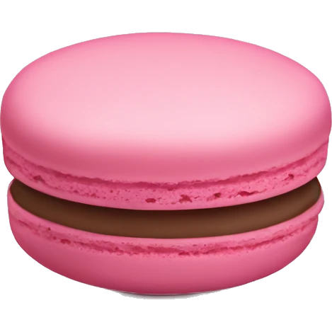 pink yummy macaron emoji
