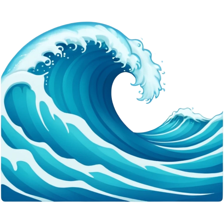blue wave curacao emoji