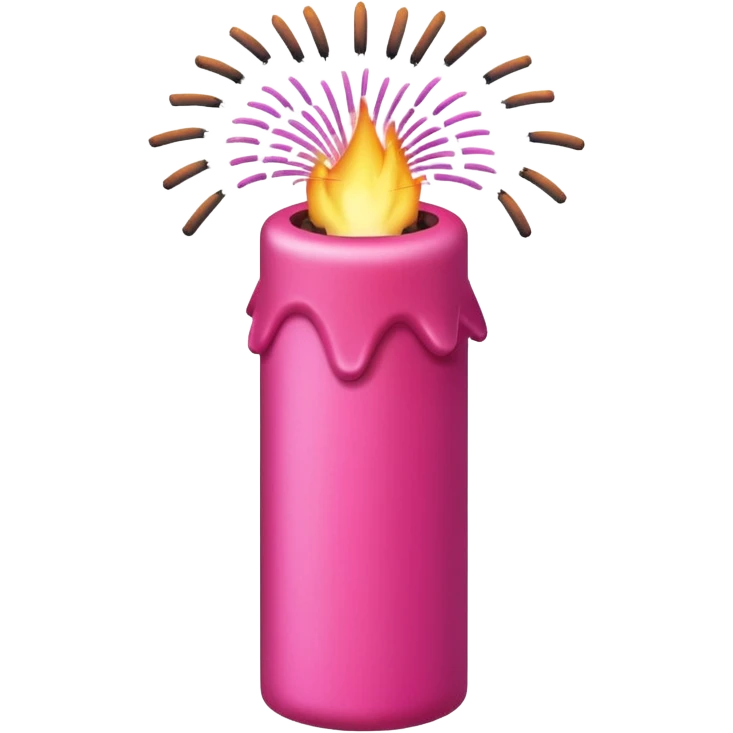 firecracker pinkl emoji