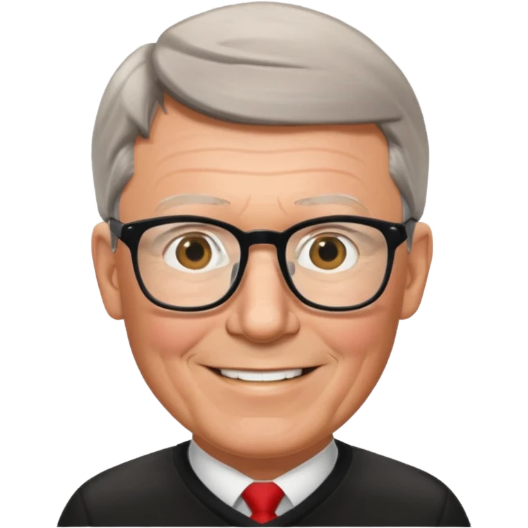Alex Ferguson football coach, glasses emoji