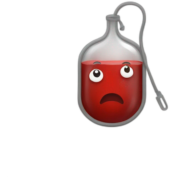 Blood bag emoji