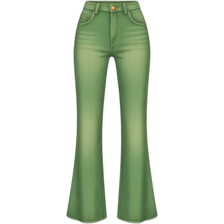 Green flared trousers emoji