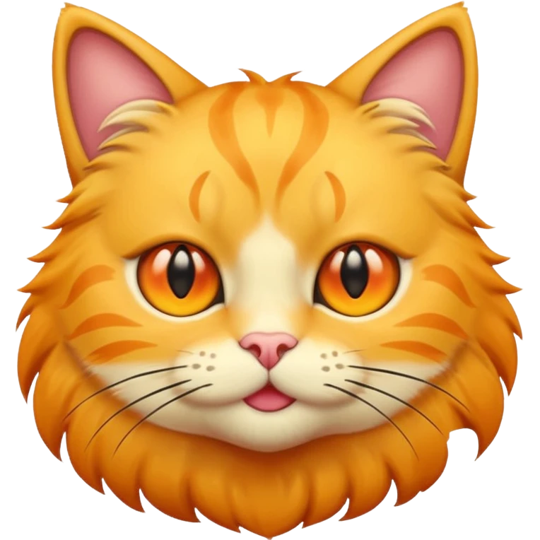 A yellow cat emoji
