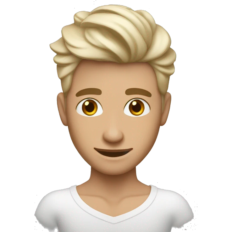 bailarin de Ballet  hombre blanco de cabello castaño  emoji