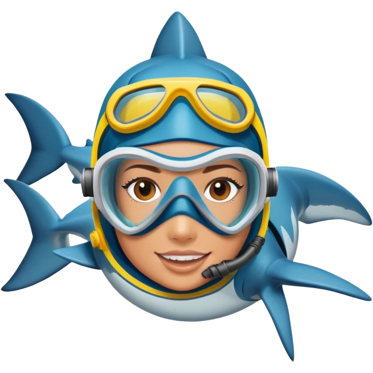 Shark with sara emoji