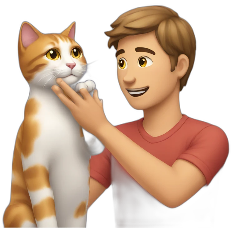 patting a cat emoji