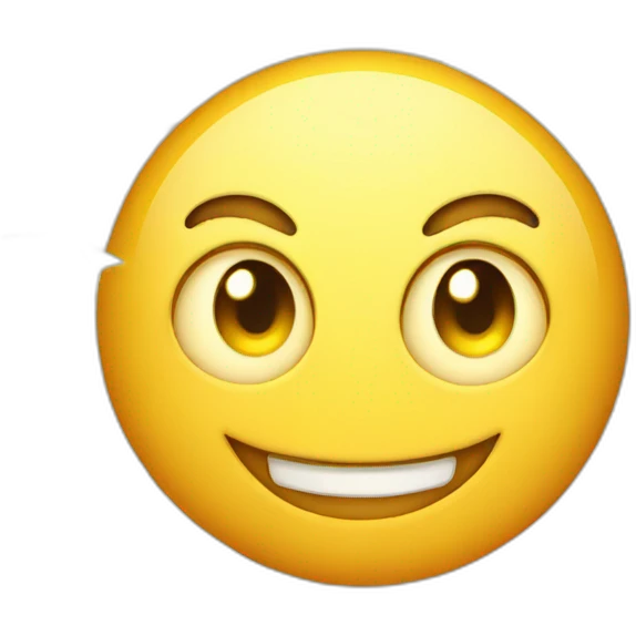 smiling emoji with lightning eyes emoji