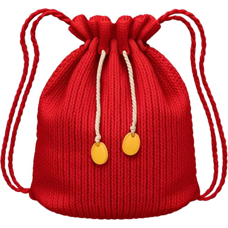 red Knitted Bag emoji