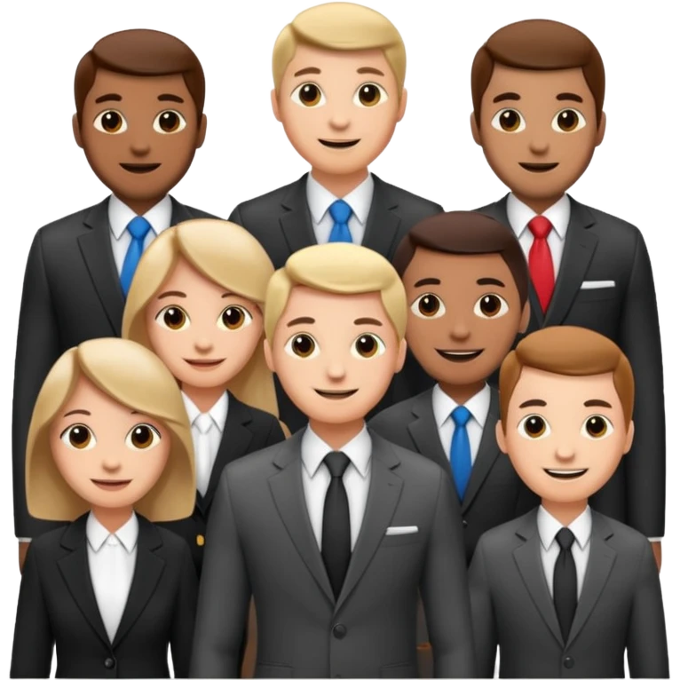 group of people, media agency emoji