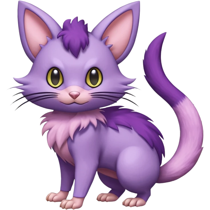 Rattata-Noibat-Skitty-Purrloin-Fakemon-hybrid-creature (full body) emoji