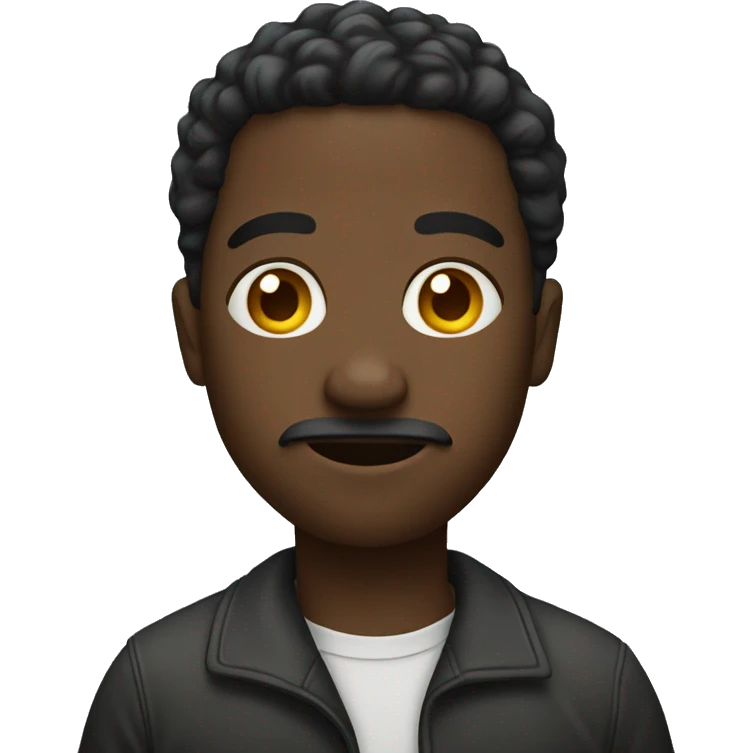 black man with question mark  emoji
