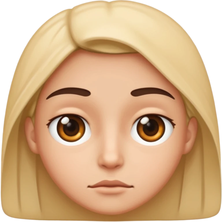 Thousand yard stare emoji