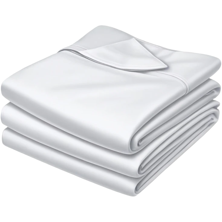 neatly folded bed sheets emoji