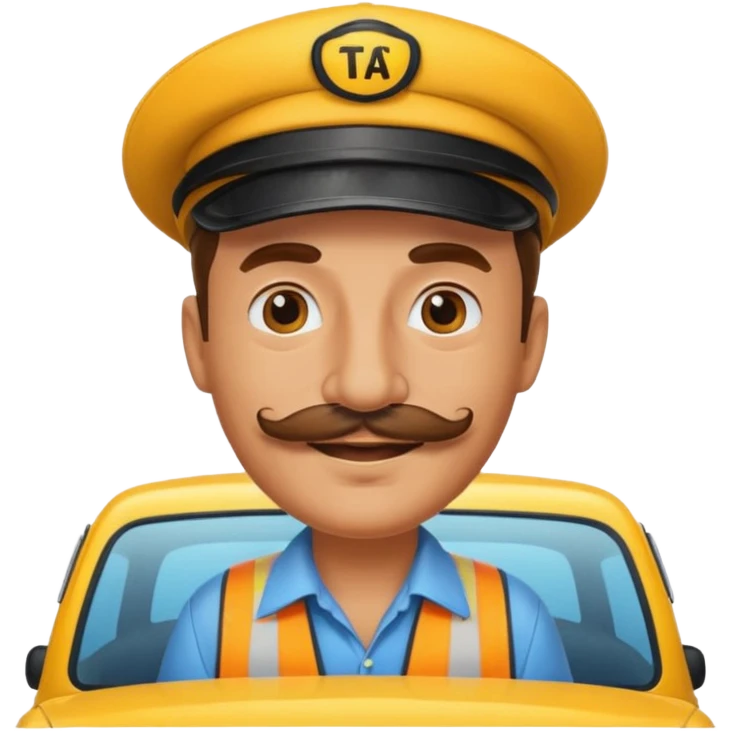 taxi driver emoji