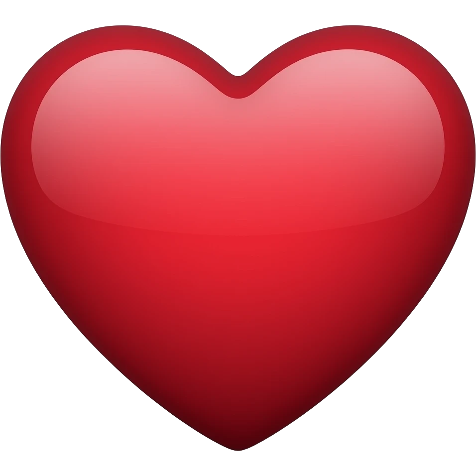 Corazón color burgundy emoji