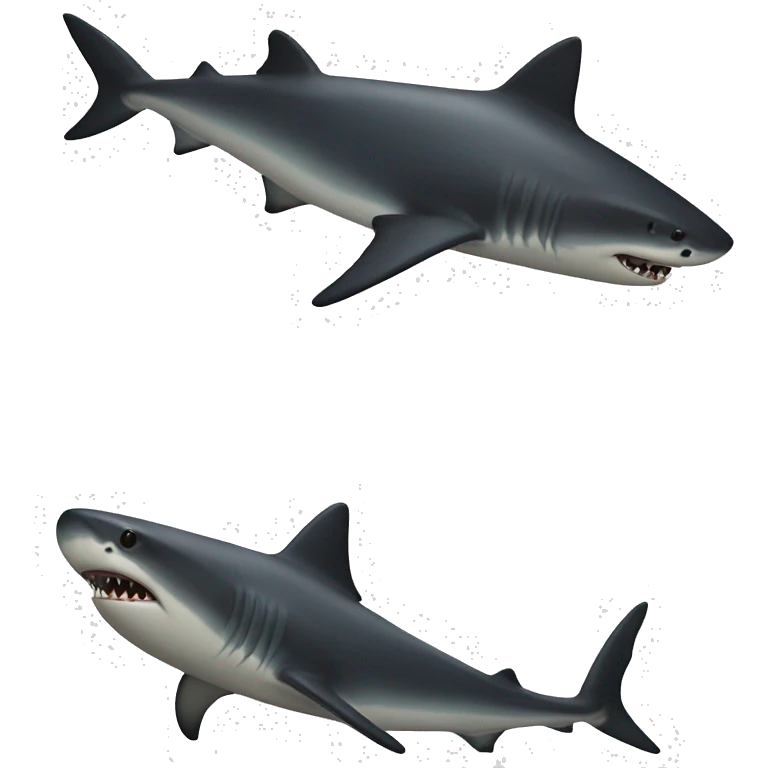 Black shark emoji