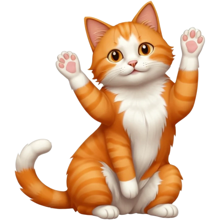cat stretching emoji