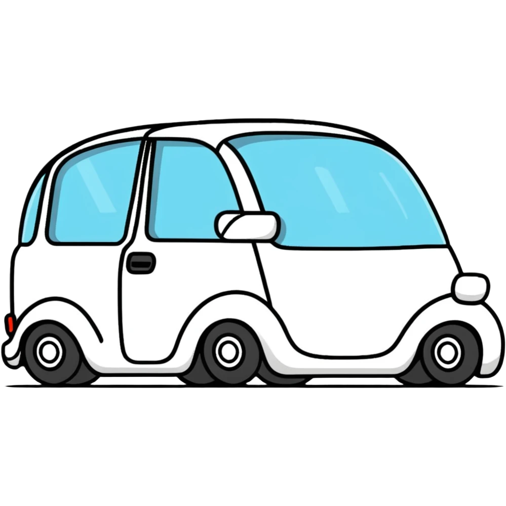 cartoon car emoji
