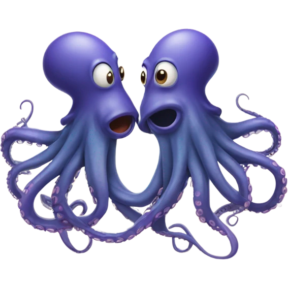 Octopus kiss emoji