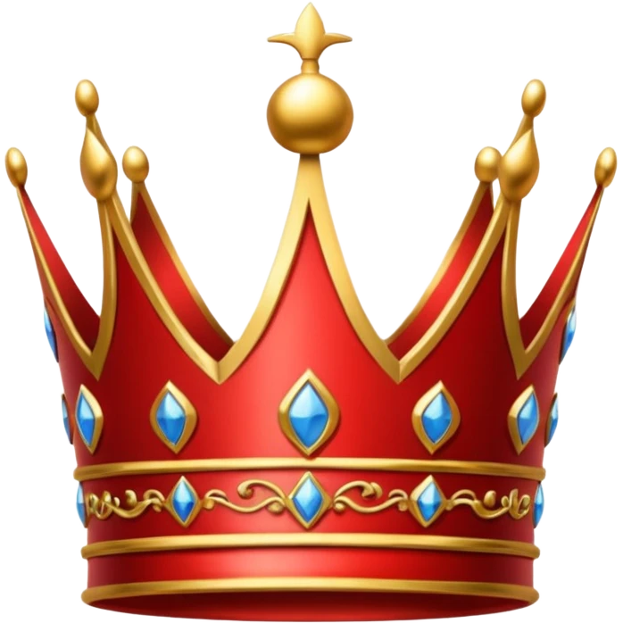 RED Crown King emoji