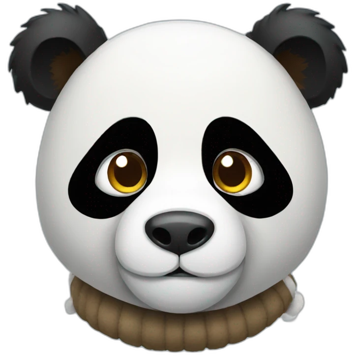 Panda winter emoji