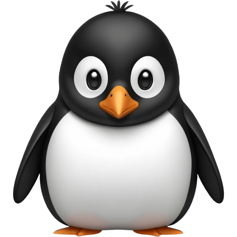 shocked penguin emoji