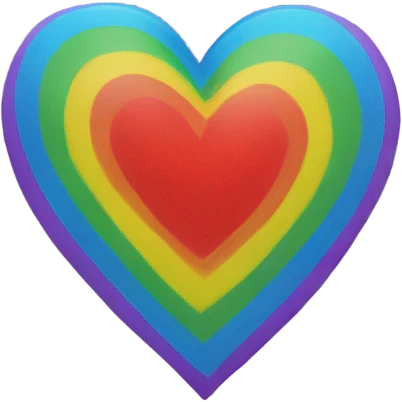 rainbow heart  emoji
