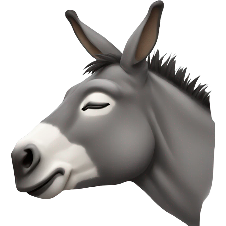 Donkey sleeping emoji