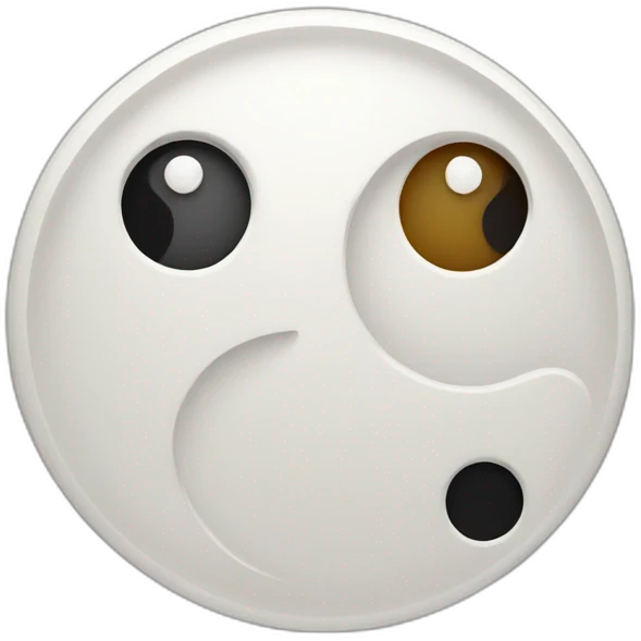 yin and yang emoji