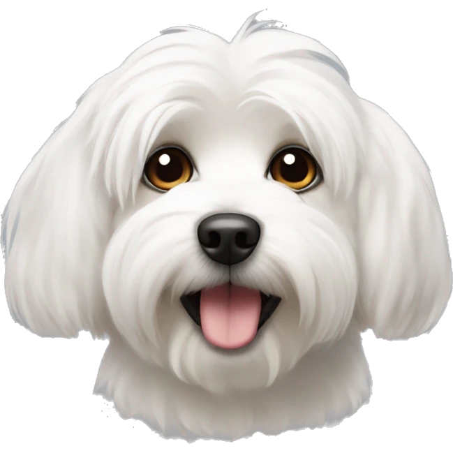 Coton De Tulear dog cute  emoji