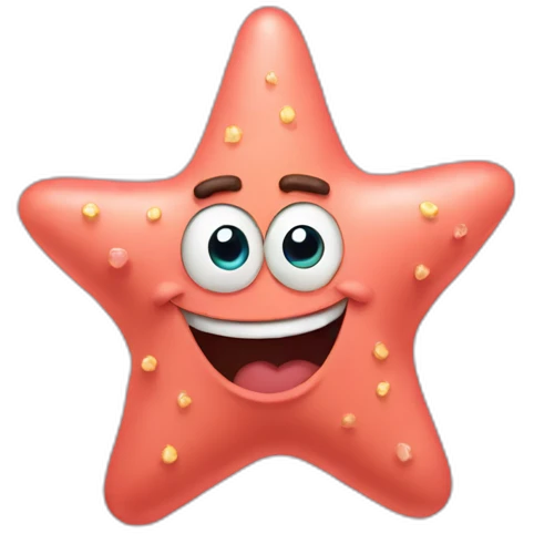 Patrick star emoji