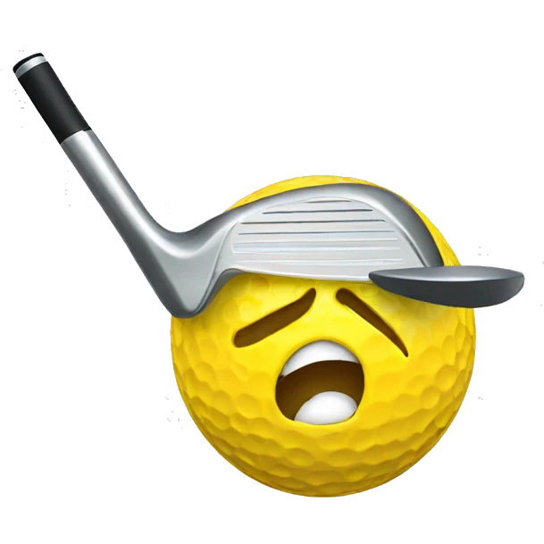 broken golf club emoji
