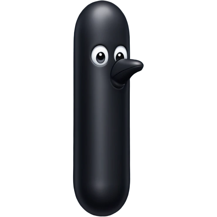 Огромный чёрный толстый хуй emoji