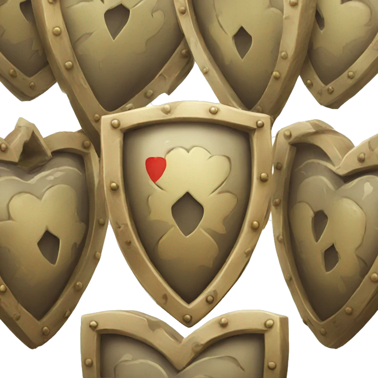 an heart shield emoji