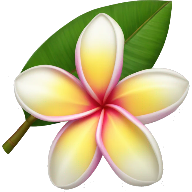plumeria flower emoji