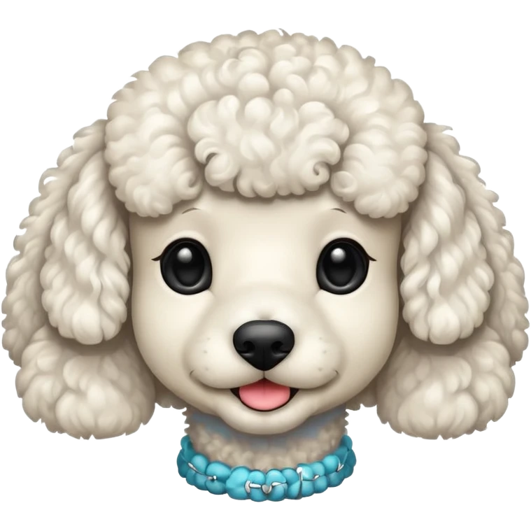 Perro poddle emoji