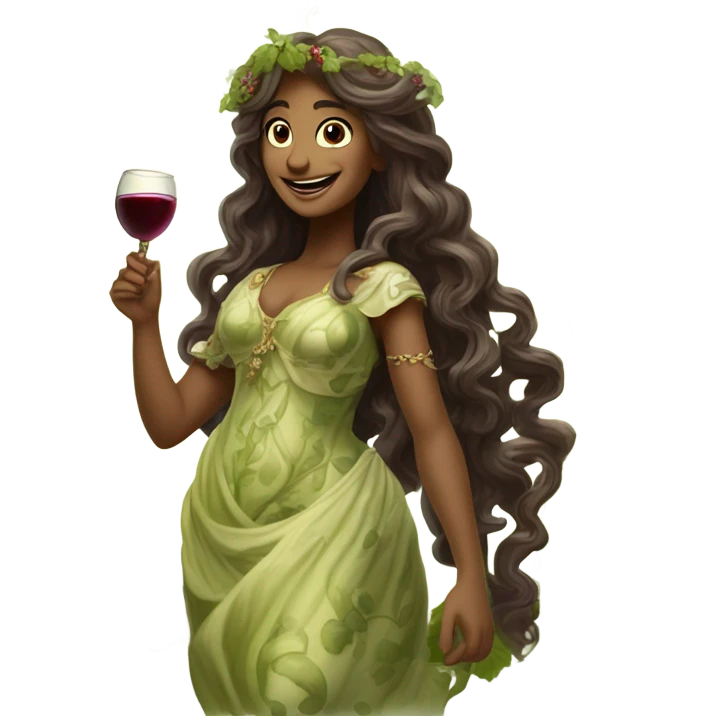 dionysus as a girl emoji