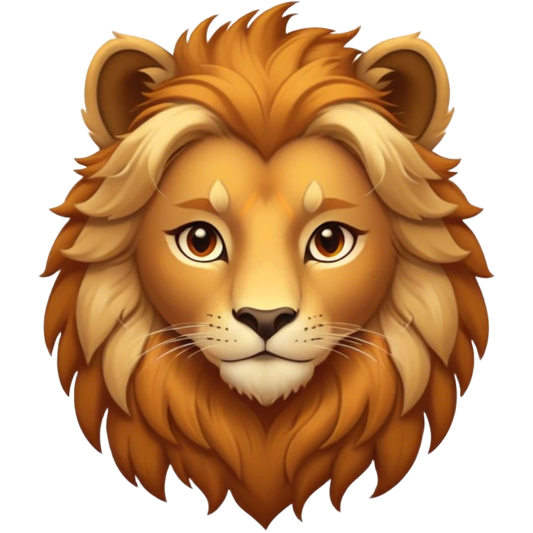 Cinematic Noble Lio Cub Portrait Emoji, Poised and regal, with a powerful, muscular build and a majestic, tawny mane, deep-set soulful amber eyes, Simplified yet sharp and sophisticated features, highly detailed, glowing with a warm, dignified glow, high shine, intelligent and fierce, stylized with an air of wild majesty, focused and attentive, soft glowing outline, capturing the essence of a watchful and confident king, so majestic it feels as though it could roar out of the screen with effortless authority! emoji