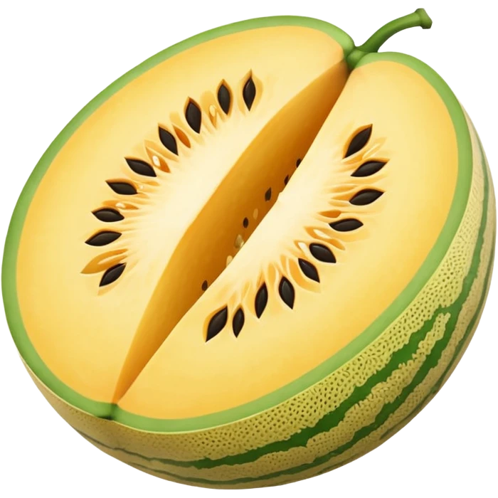 yellow melon uncut emoji