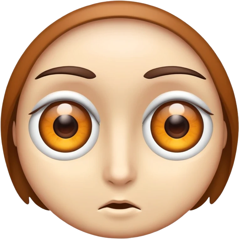 two eyes looking forward emoji