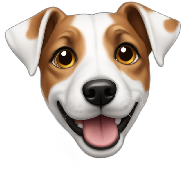 Jack russel dog emoji