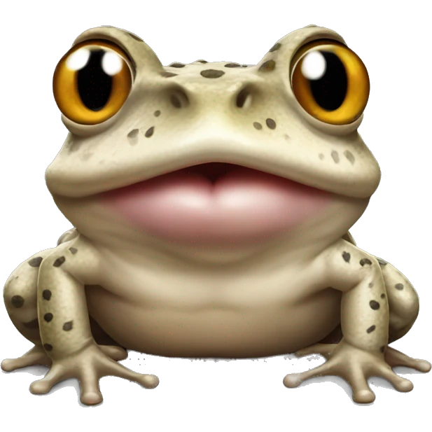 Toad sticking tongue out emoji