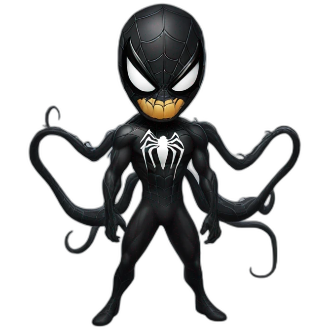 venom with spiderman emoji