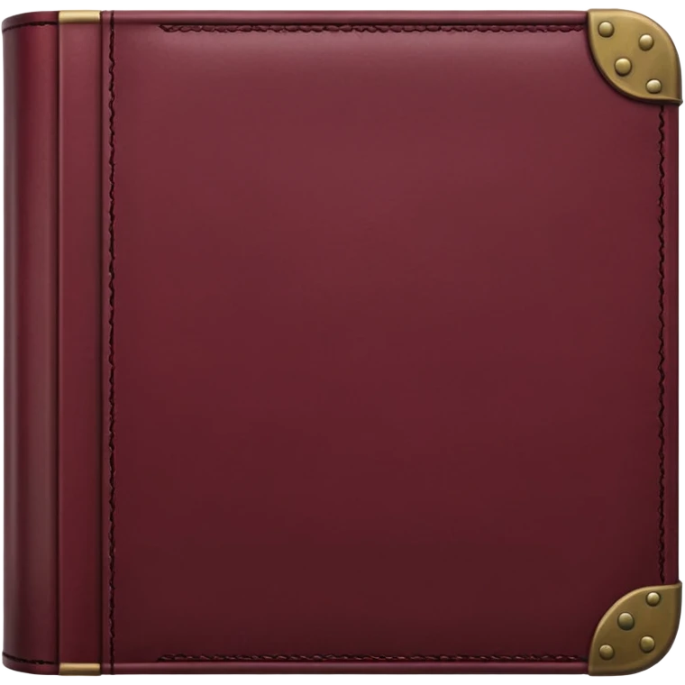 A maroon book emoji