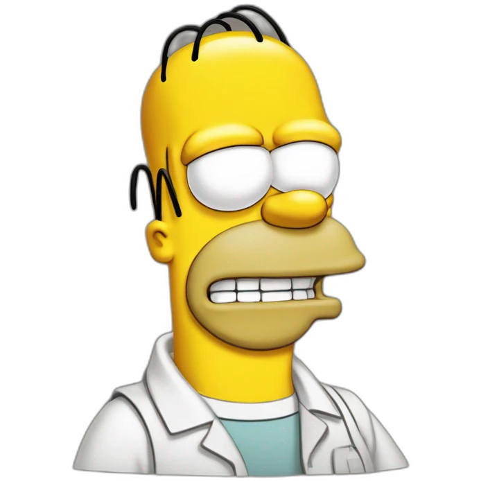 homer simpson cerveau emoji