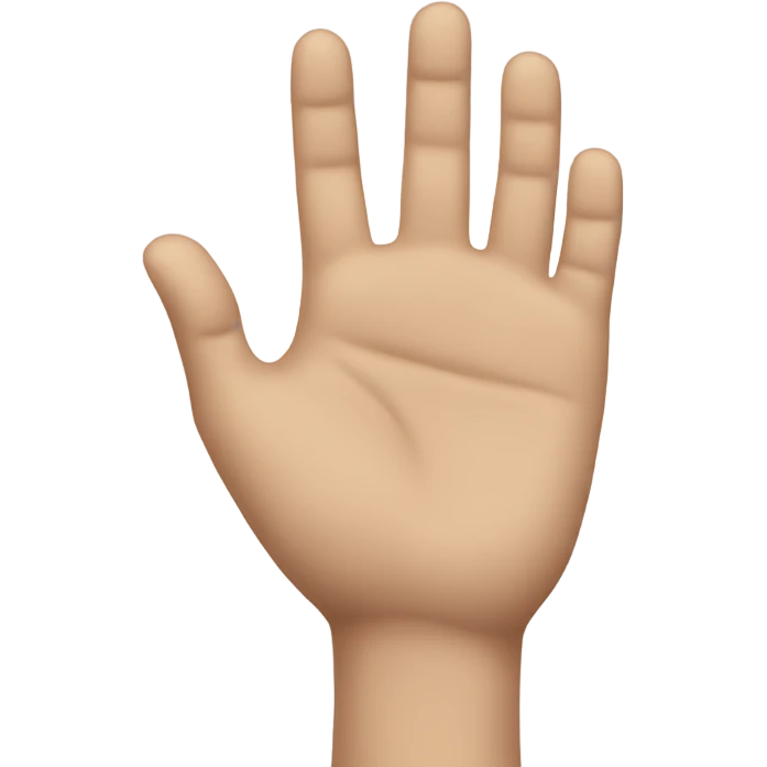 Hand to the face emoji