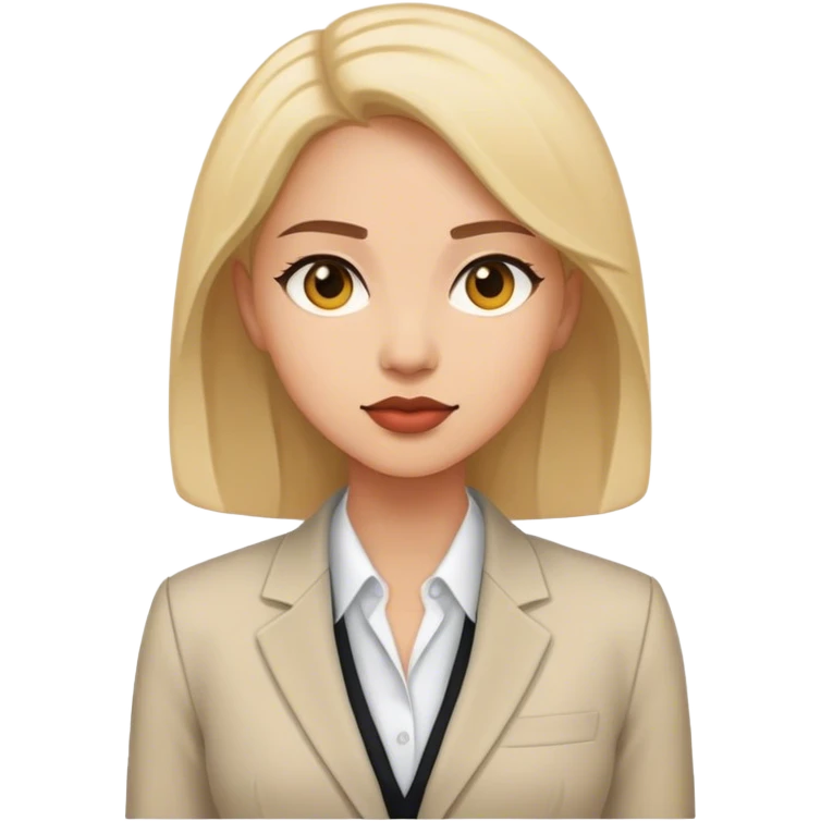 woman simple suit jacket emoji